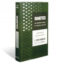 Erste Ausgabe von Dianetik: Der Leitfaden für den menschlichen Verstand, veröffentlicht am 9. Mai 1950.