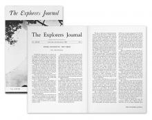 „Terra Incognita: Der Verstand“ war L. Ron Hubbards erste veröffentlichte Beschreibung des menschlichen Verstandes; Winter/Frühjahr-Ausgabe des Explorers Club Journals von 1950.