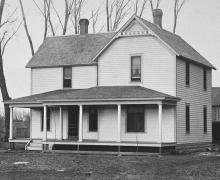 Lar familiar, Tilden, Nebraska; em 1910.